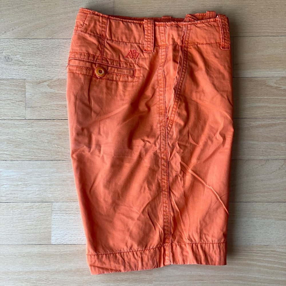 AEROPOSTALE FLAT FRONT CHINO SHORT 9"